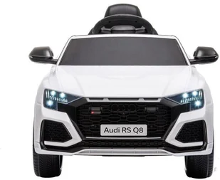 LEAN CARS Samochód na akumulator Audi RS Q8 biały 7901 - Pojazdy elektryczne dla dzieci - miniaturka - grafika 5