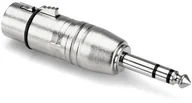 Złącza, przejściówki, adaptery - Hosa Adapter gniazdo XLR wtyk TRS 6.35mm (TR1088BT3BBL) - miniaturka - grafika 1