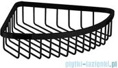 Wieszaki łazienkowe - Omnires Uni koszyk narożny czarny mat UN10330BL - miniaturka - grafika 1