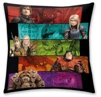 Halantex Dragon, Poduszka z wypełnieniem, 40x40 cm - Kołdry i poduszki dla dzieci - miniaturka - grafika 2