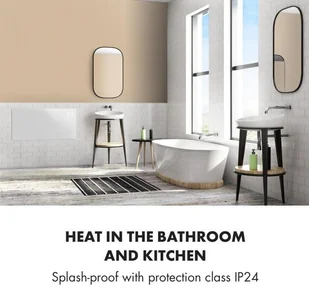 Klarstein Klarstein Bornholm Smart, grzejnik konwekcyjny, 2000 W, WiFi, wyświetlacz LED, czasomierz, IP24, biały ACO7-BornhomS-W - Ogrzewanie przenośne - miniaturka - grafika 5