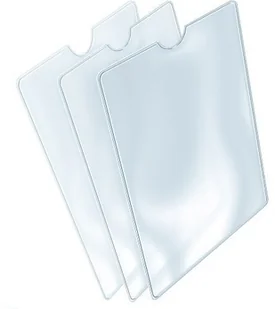 Herma 5010 etui na identyfikator, etui ochronne na identyfikator (63 x 90 mm, przezroczyste), nadaje się do legitymacji warsztatowej i legitymacji uczniów, 25 koszulek na karty 5010 - Papier do drukarek - miniaturka - grafika 2