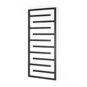 Grzejniki łazienkowe - WARMTEC Grzejnik łazienkowy 60 x 138 cm CONTORNO Warmtec antracyt/czarny - miniaturka - grafika 1
