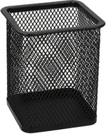 Przyborniki na biurko - NET Kubek kwadratowy siatka czarny B804 Net - miniaturka - grafika 1