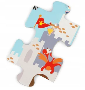 Scratch Puzzle Rycerz Rycerze w Pudełku 60 el. 4+ - Puzzle - miniaturka - grafika 3