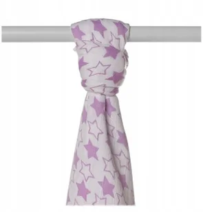 XKKO Ręcznik bambusowy XKKO BMB 90x100 - Little Stars Lilac BMB090050 - Akcesoria do karmienia - miniaturka - grafika 2