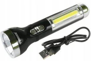 Latarka akumulatorowa 220lumen Cob Usb Led 3W 1852 - Latarki - miniaturka - grafika 2