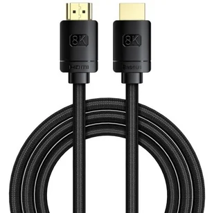 Baseus Baseus HDMI 2.1 High Definition Series 2m czarny CAKGQ-K01 - Kable komputerowe i do monitorów - miniaturka - grafika 2