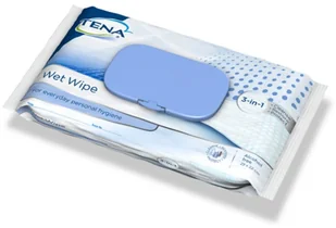 SCA HYGIENE PRODUCTS AB TENA Wet Wipe 3 w 1 chusteczki oczyszczające 80sztuk 7073816 - Chusteczki do demakijażu - miniaturka - grafika 2