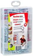 Kołki - Fischer Zestaw kołków rozporowych Profibox Duopower 40 + 30 haków - miniaturka - grafika 1