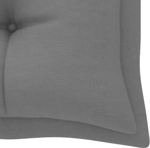vidaXL vidaXL Poduszka na ławkę ogrodową, szara, 180x50x7 cm, tkanina - Poduszki na krzesła - miniaturka - grafika 4