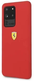 Ferrari Hardcase FESSIHCS69RE S20 Ultra G988 czerwony/red Silicone hurtel-60971-0 - Etui i futerały do telefonów - miniaturka - grafika 2