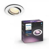 Lampy sufitowe - Philips Hue lampa sufitowa Centura wbudowana biały 1x5.7W okrągła - miniaturka - grafika 1