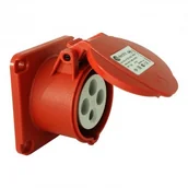 Gniazdka elektryczne - LEDart TP Electric tablicowe proste 400V 16A/4P 70x70 mm 9498 3122-321-1670 - miniaturka - grafika 1