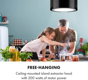 Klarstein CGCH6-Skyfall-BK - Okapy kuchenne - miniaturka - grafika 4