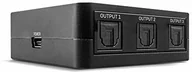 Kable - Lindy 3-portowy rozdzielacz dźwięku TosLink (optyczny) cyfrowy 70480 - miniaturka - grafika 1