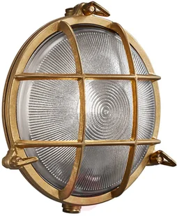 Nordlux Kinkiet zewnętrzny Polperro, mosiądz - Lampy ogrodowe - miniaturka - grafika 3