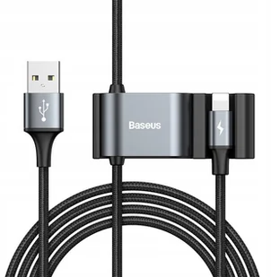 Baseus Special Data Kabel USB - Lightning iPhone + rozgałęźnik 2x USB HUB czarny CALHZ-01 - Kable USB - miniaturka - grafika 8