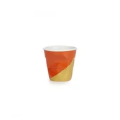 Kubki - Revol Kubeczek Froisses Twist Orange Up 80 ml RV-652122-6 - miniaturka - grafika 1