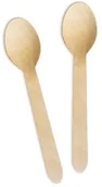 Naczynia i sztućce jednorazowe - GoDan S.A KOLEKCJA EKO "DREWNIANE ŁYŻKI" 100 SZT Zakupy dla domu i biura! HZ-KEDL 100 - miniaturka - grafika 1
