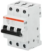 Bezpieczniki elektryczne - ABB Wyłącznik nadprądowy 3P D 10A 10kA AC S203M-D10 2CDS273001R0101 - miniaturka - grafika 1