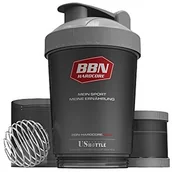 Shakery barmańskie - BBN Hardcore białko shaker US Bottle 600 ML 2437 - miniaturka - grafika 1