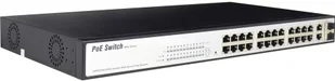 Digitus 24-Port Managed Fast Ethernet PoE switch black - Switche - miniaturka - grafika 2