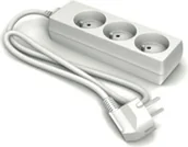 Listwy zasilające - m_Karlik Listwa zasilająca mKarlik Przedłużacz 3gn bez wyłącznika 3m H05W-F 3G1.00mm2 10A 250V IP20 RTV002835 - miniaturka - grafika 1