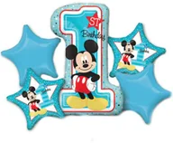 Urodziny dziecka - Amscan Balon foliowy "1 Urodziny - Myszka Mickey", zestaw 34341 - miniaturka - grafika 1