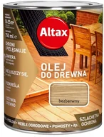 Farby i impregnaty do drewna - Altax Olej do drewna bezbarwny 0 75 l - miniaturka - grafika 1
