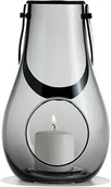 Świeczniki - Holmegaard Latarnia Design With Light szara 25 cm 4343535 - miniaturka - grafika 1