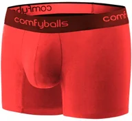 Majtki męskie - ComfyBalls COMFYBALLS Bokserki do biegania LONG PERFORMANCE SUPERLIGHT czerwone - miniaturka - grafika 1