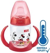 Butelki dla niemowląt - NUK butelka z kontrolą temperatury DISNEY Mickey 150 ml dziewczynka - miniaturka - grafika 1