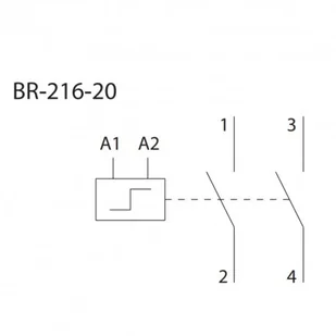 ELKO Przekaźnik bistabilny 440V Ith 16A 2NO 8861 BR-216-20/230V - Sterowniki i przekaźniki - miniaturka - grafika 2