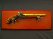 Repliki - broń - Denix SA REPLIKA PISTOLET FRANCUSKI NA TABLO MODEL 1014L+TM+23 1014L+TM+23 - miniaturka - grafika 1