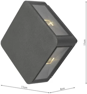 Dar Lighting Weiss Kinkiet Dar Lighting WEI2139 - Lampy ścienne - miniaturka - grafika 3