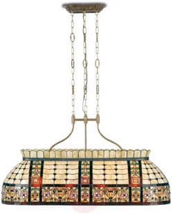 Clayre & Eef Niezwykła lampa wisząca Gani  styl Tiffany - Lampy sufitowe - miniaturka - grafika 2