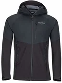 Kurtki i kamizelki sportowe męskie - Marmot Marmot Męska kurtka softshellowa Rom, funkcyjna kurtka outdoorowa, odporna na działanie wody czarny czarny XL 81800 - miniaturka - grafika 1