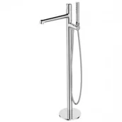 Baterie podtynkowe - Laveo Laveo bateria bateria wannowa wolnostojąca Pretto BAO 011S chrom - miniaturka - grafika 1