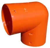 Odwodnienia, kanały i akcesoria - AGRO-DREN Kolano drenarskie KD 100 x 100 / 90 AGRO-DREN - miniaturka - grafika 1