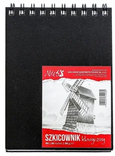 Koh-I-Noor Szkicownik B6 98g 80K spirala - Notesy i bloczki - miniaturka - grafika 2