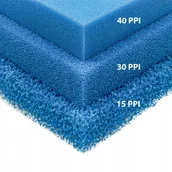 Oczka wodne - Gąbka do filtra gruboziarnista 15 ppi 25x25x5cm Ha - miniaturka - grafika 1