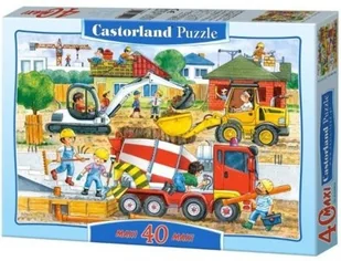 Castorland B-040018 Construction Site MAXI 40 el - Puzzle - miniaturka - grafika 4