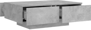 VidaXL Lumarko Stolik kawowy, szarość betonu, 90x60x31 cm, płyta wiórowa 804179 VidaXL - Ławy i stoliki kawowe - miniaturka - grafika 7