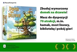 NASZA KSIĘGARNIA Gra rodzinna NASZA KSIĘGARNIA Domek na drzewie - Inne gry towarzyskie - miniaturka - grafika 2
