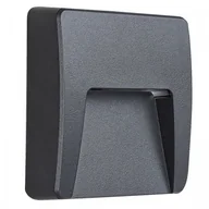 Lampy ogrodowe - Rabalux TRENTO Antracytowa LED 3W IP65 4000K Zewnętrzna lampa schodowa 8894 - miniaturka - grafika 1