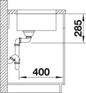 Blanco SUPRA 450-U 518203 - Zlewozmywaki - miniaturka - grafika 4