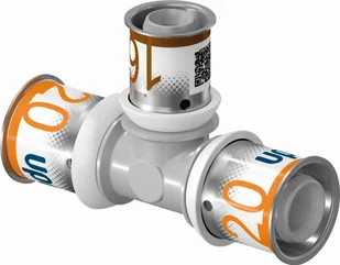 Uponor S-Press PLUS trójnik redukcyjny 25-16-25 - Łączniki, trójniki, kształtki - miniaturka - grafika 2
