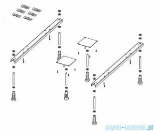 Riho Lyra wanna asymetryczna 170x110cm prawa nóżki+syfon - Wanny - miniaturka - grafika 4