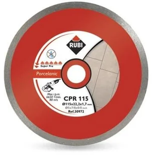 RUBI tarcza tnąca CPR SUPERPRO 125mm na sucho 30973 - Tarcze do pił - miniaturka - grafika 2